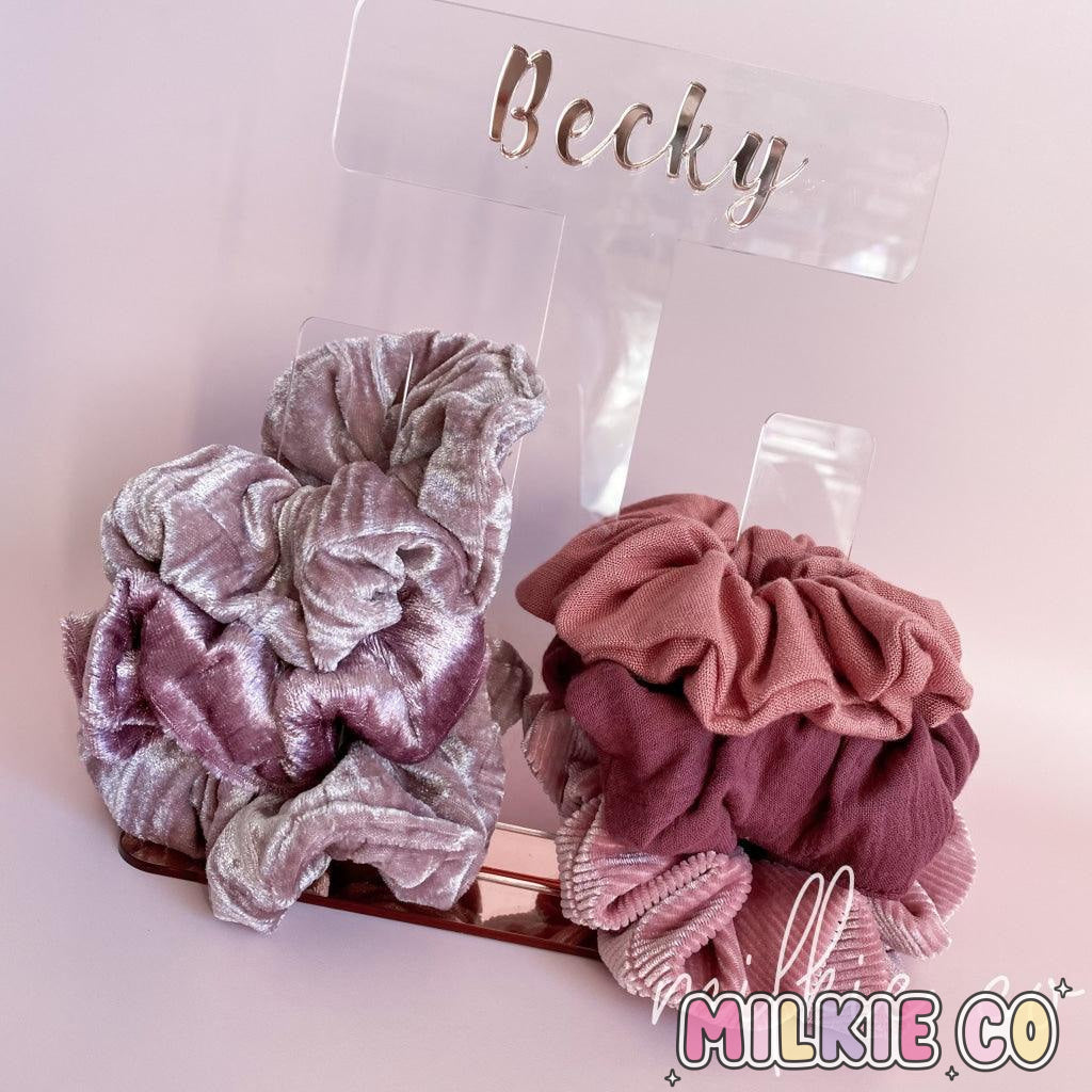 Acrylic Personalised Scrunchie Stand All Products