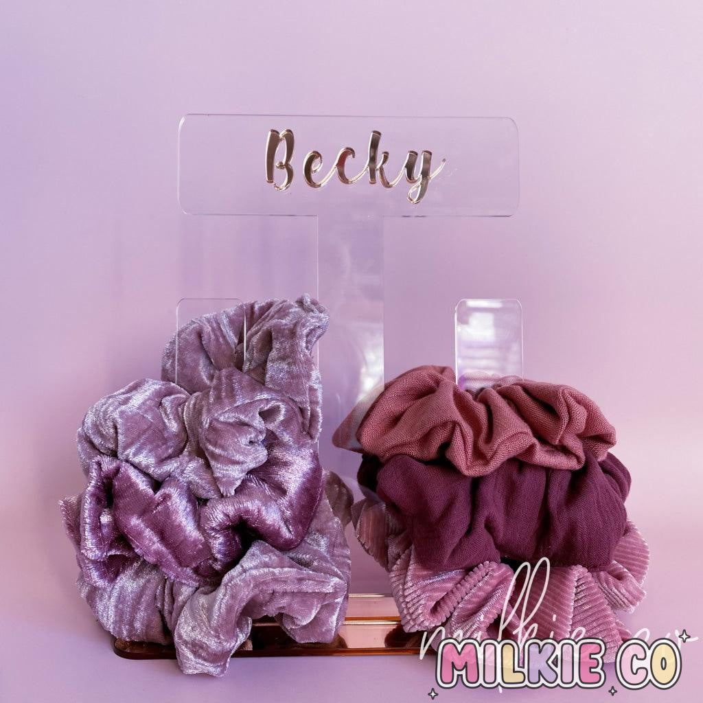 Acrylic Personalised Scrunchie Stand All Products