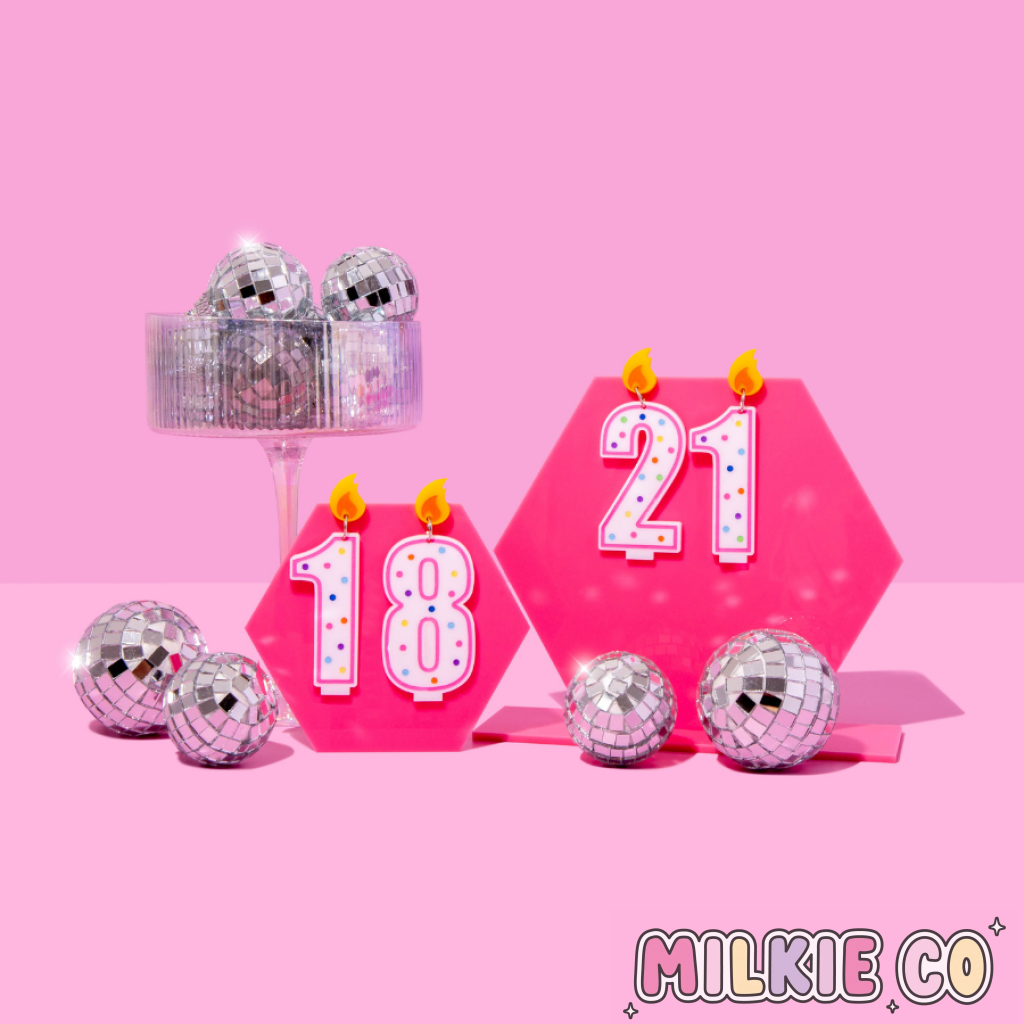 Birthday Candle Earrings