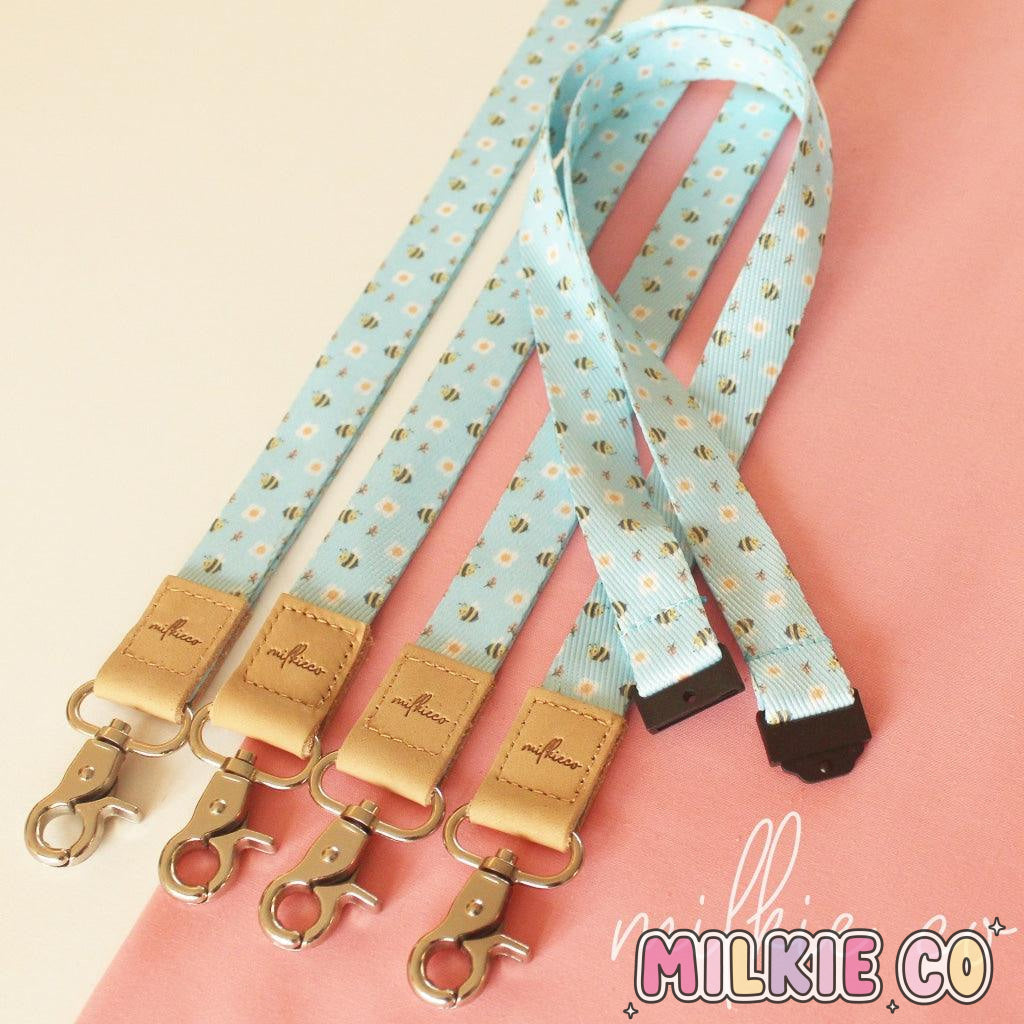 Blue Bee Fabric Lanyard All Products