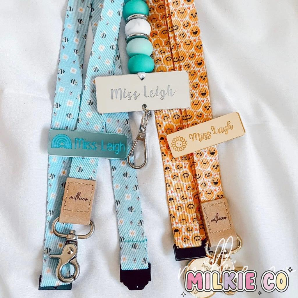 Blue Bee Fabric Lanyard All Products