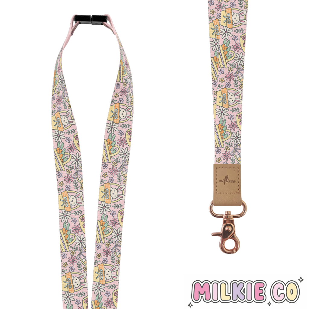 Hoppy Easter Fabric Lanyard All Products