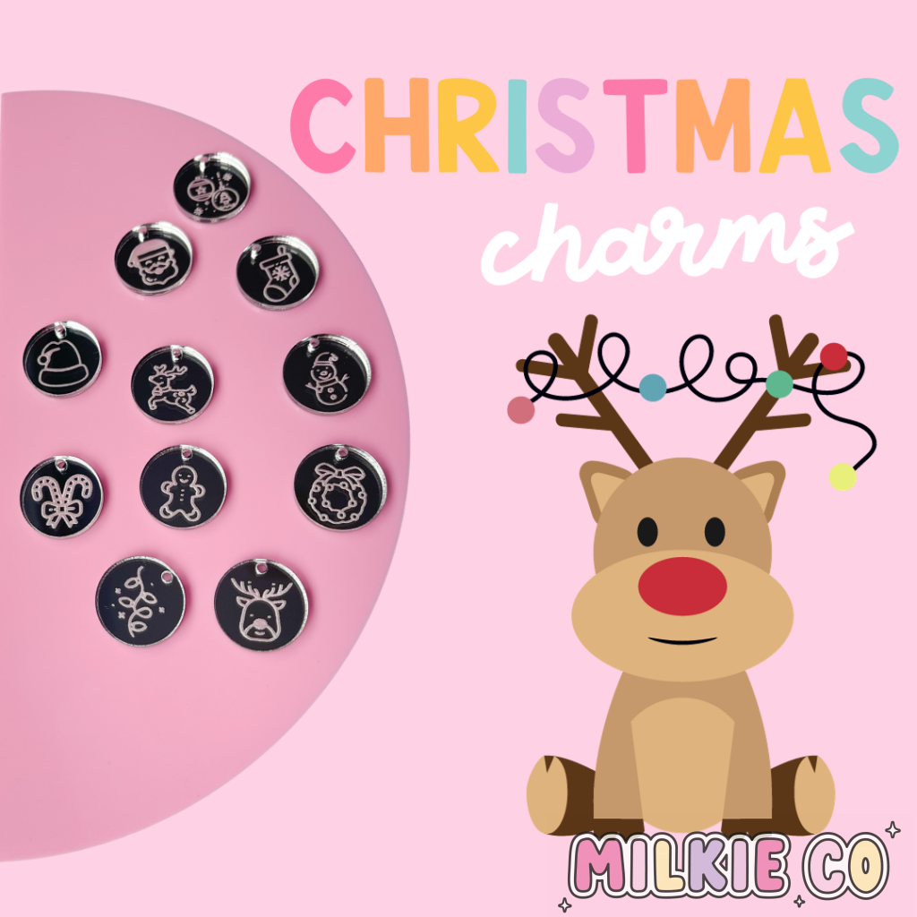 Christmas Picture Charms (20Mm)