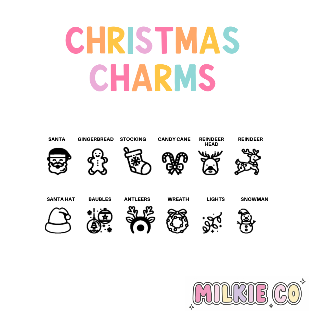 Christmas Picture Charms (20Mm)