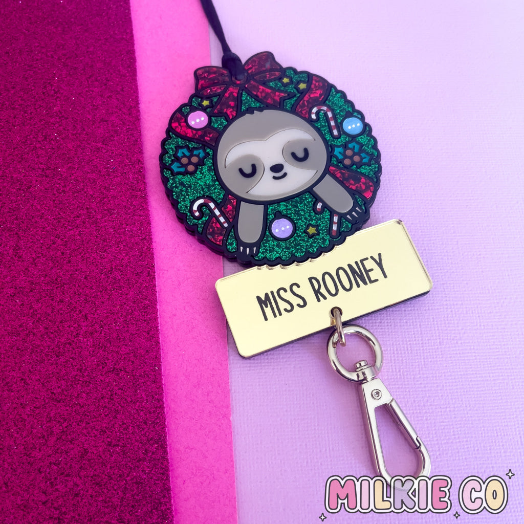 Personalised Sloth Lanyard All Products