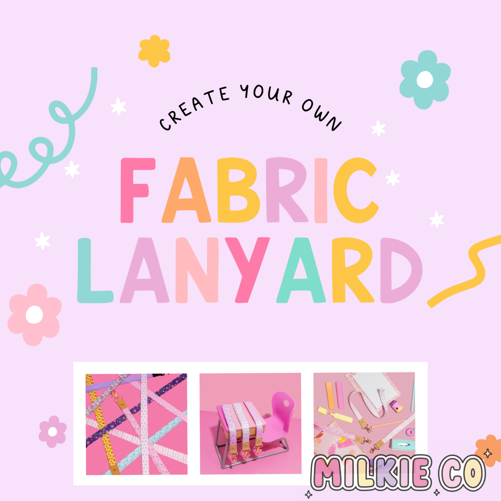 Create Your Own Fabric Lanyard (20Pcs)