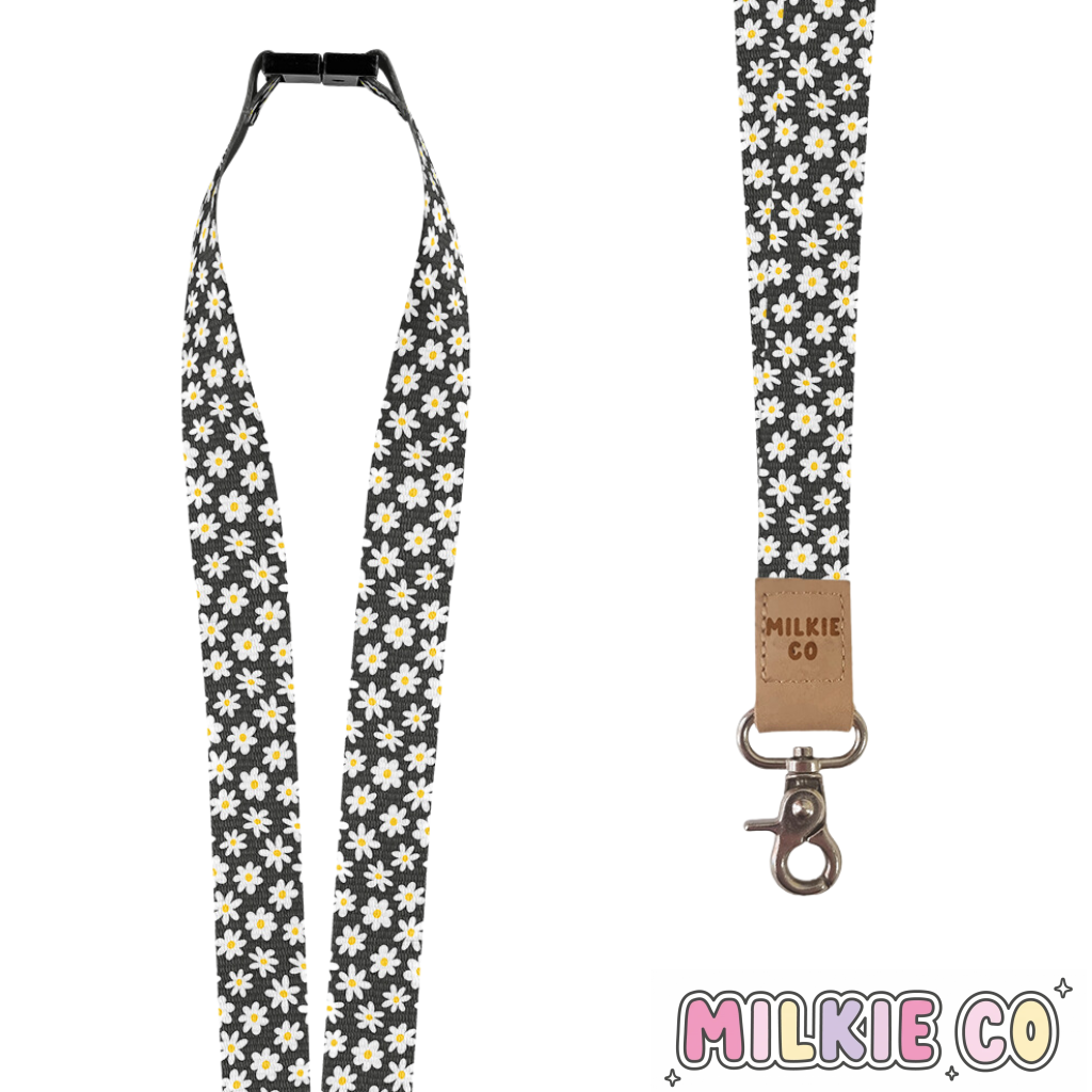 Daisy Days Fabric Lanyard All Products