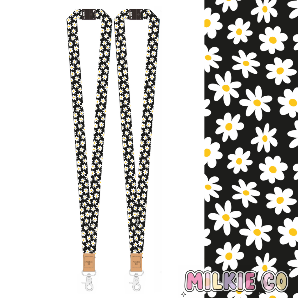 Daisy Days Fabric Lanyard All Products