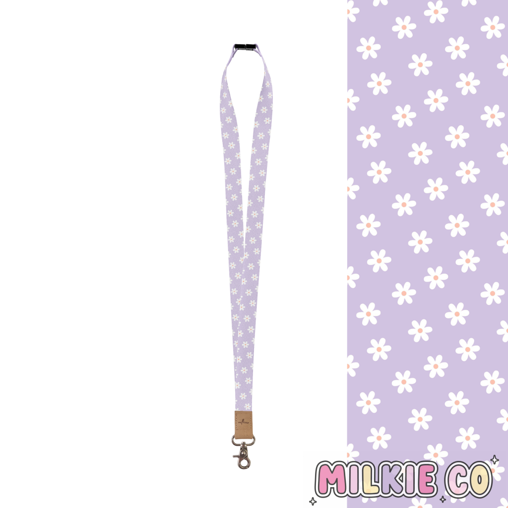 (Pre-Order) Lavender Bloom Fabric Lanyard All Products