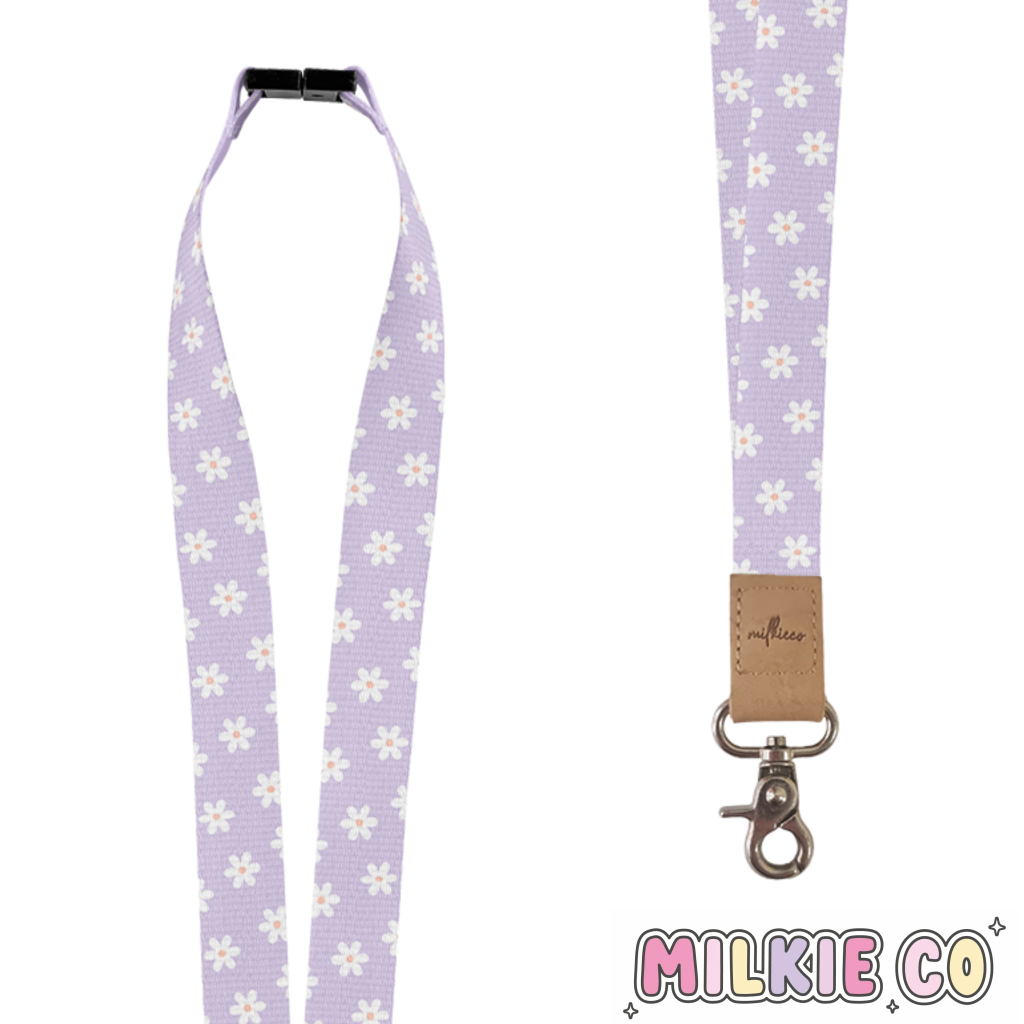 (Pre-Order) Lavender Bloom Fabric Lanyard All Products