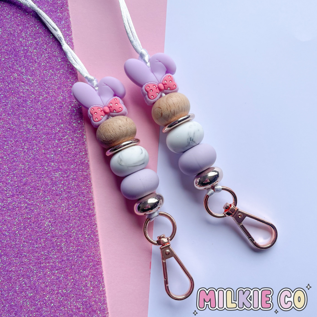 Lilac Flopsy Bunny Lanyard All Products