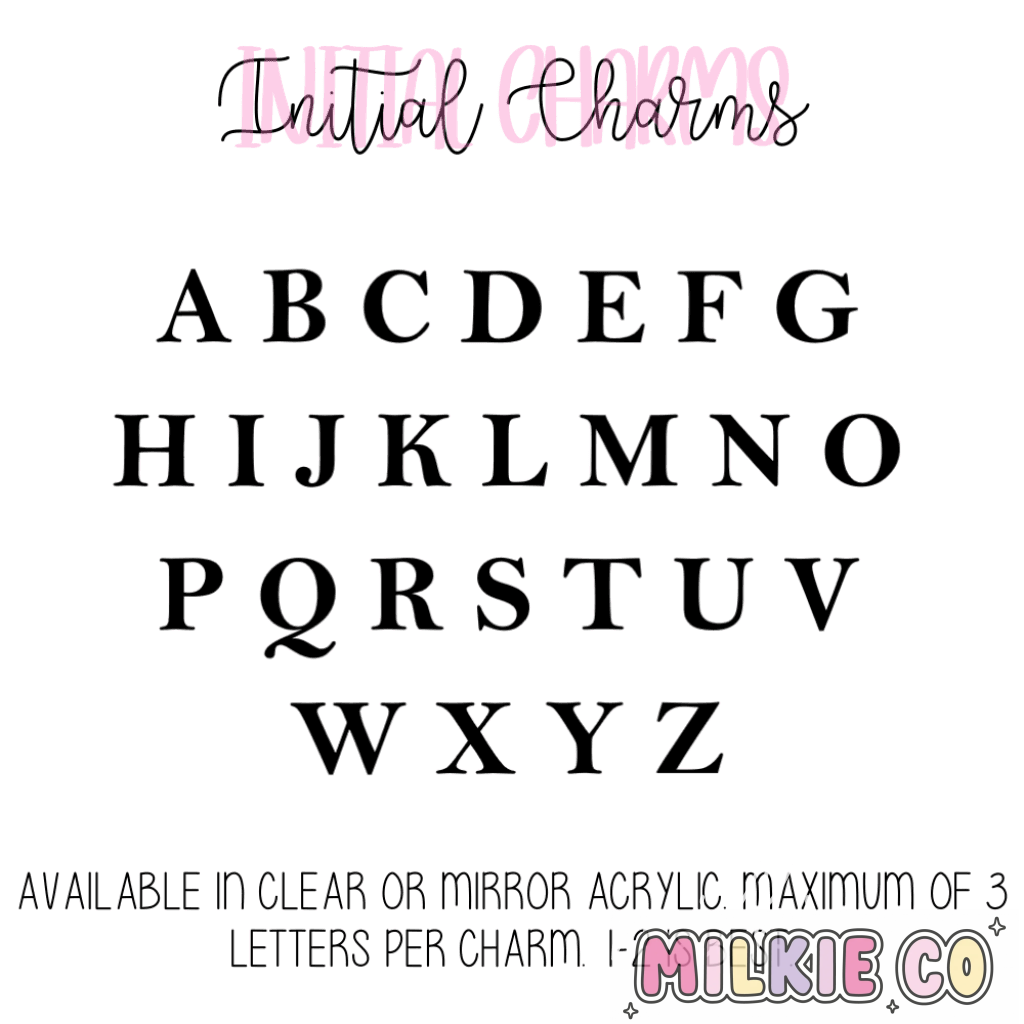 Luxe Alphabet Keyring All Products