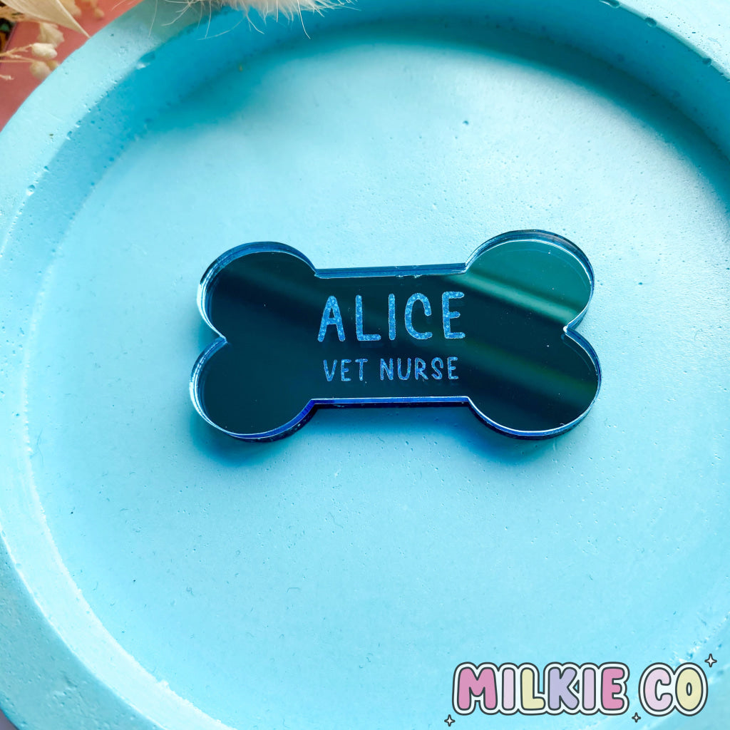 Milkiepawz Name Badge - &amp; Title