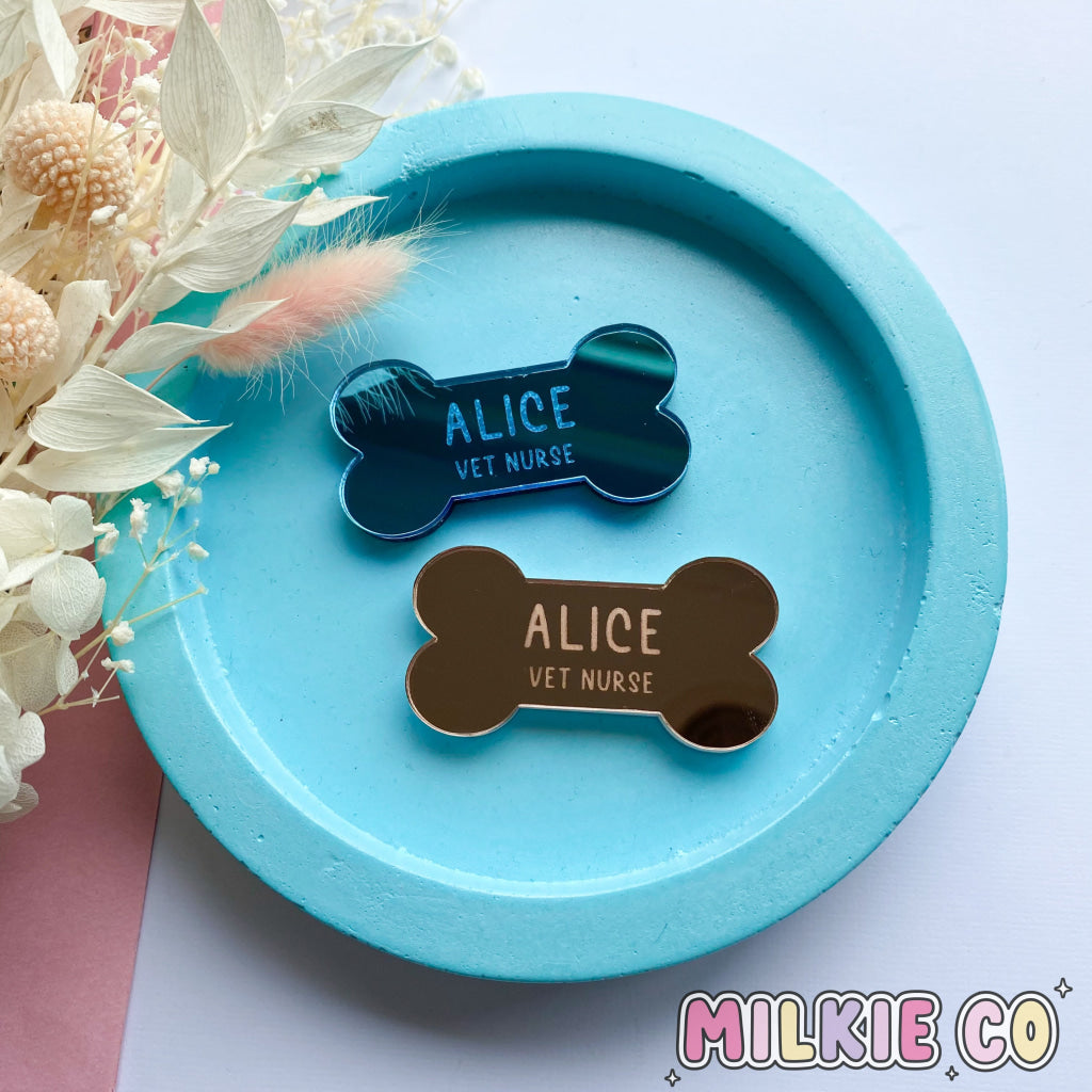 Milkiepawz Name Badge - &amp; Title