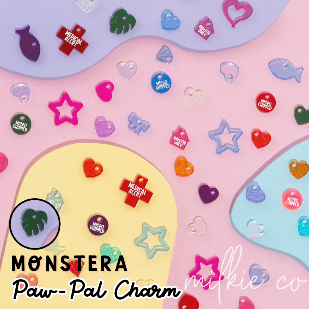 Monstera Paw-Pal Charm