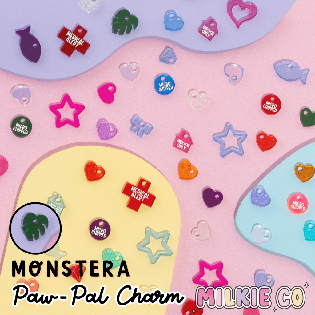 Monstera Paw-Pal Charm