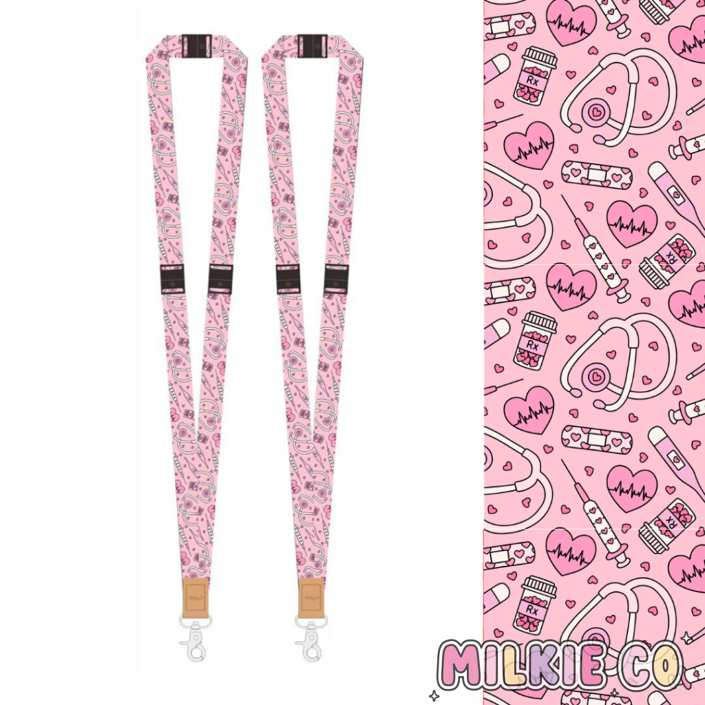 Nurse Love Fabric Lanyard All Products