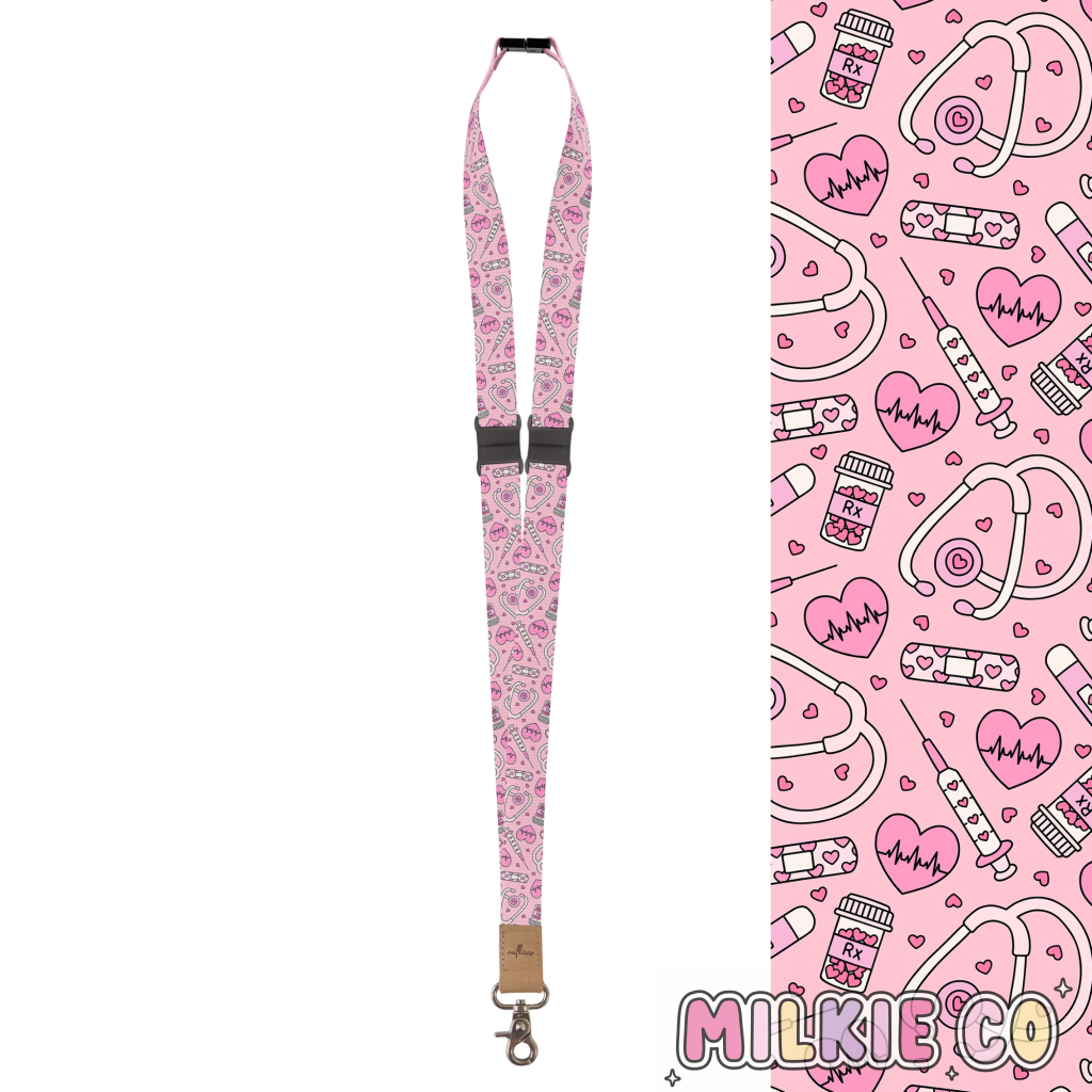 Nurse Love Fabric Lanyard All Products