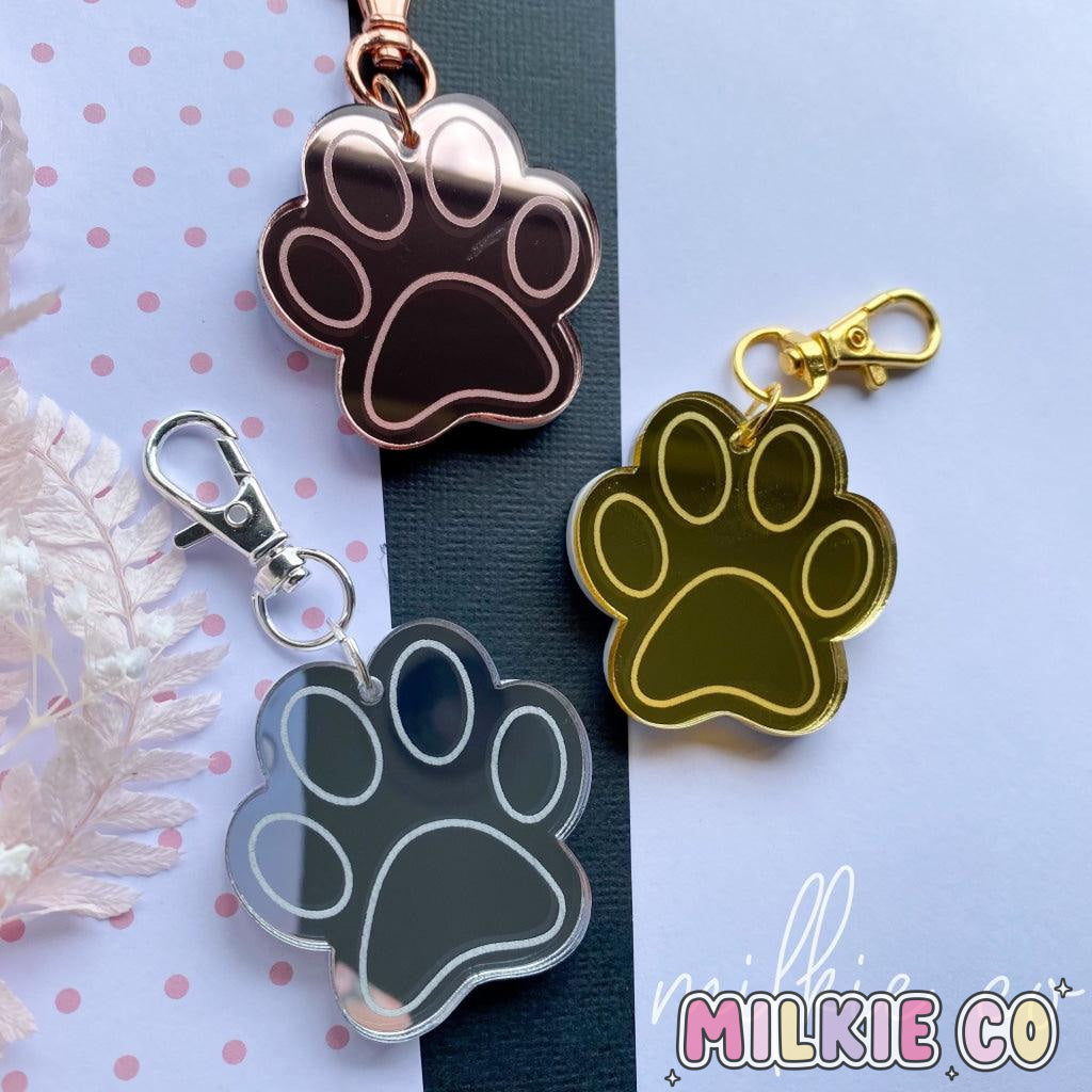 Paw Print Keyring - Milkie Co