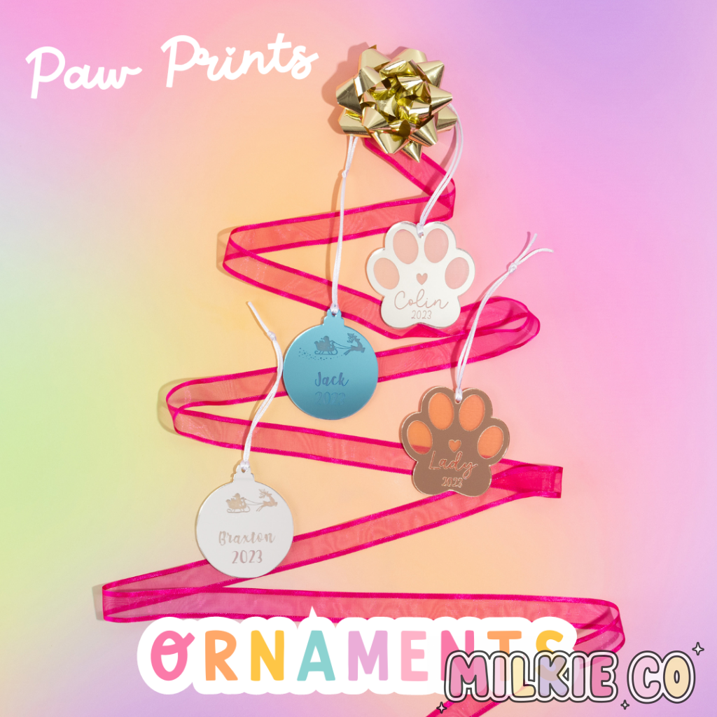 Paw Print Ornament