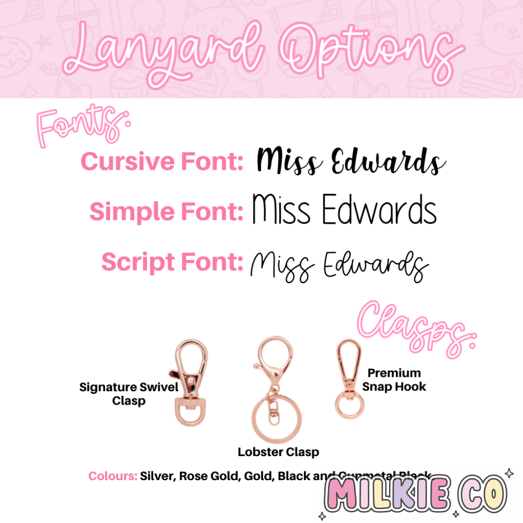 Personalised Lanyard (Rectangle) All Products