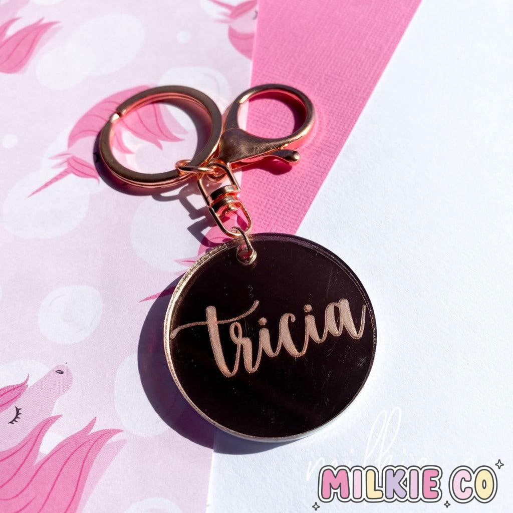 Personalised Mirror Keychain All Products