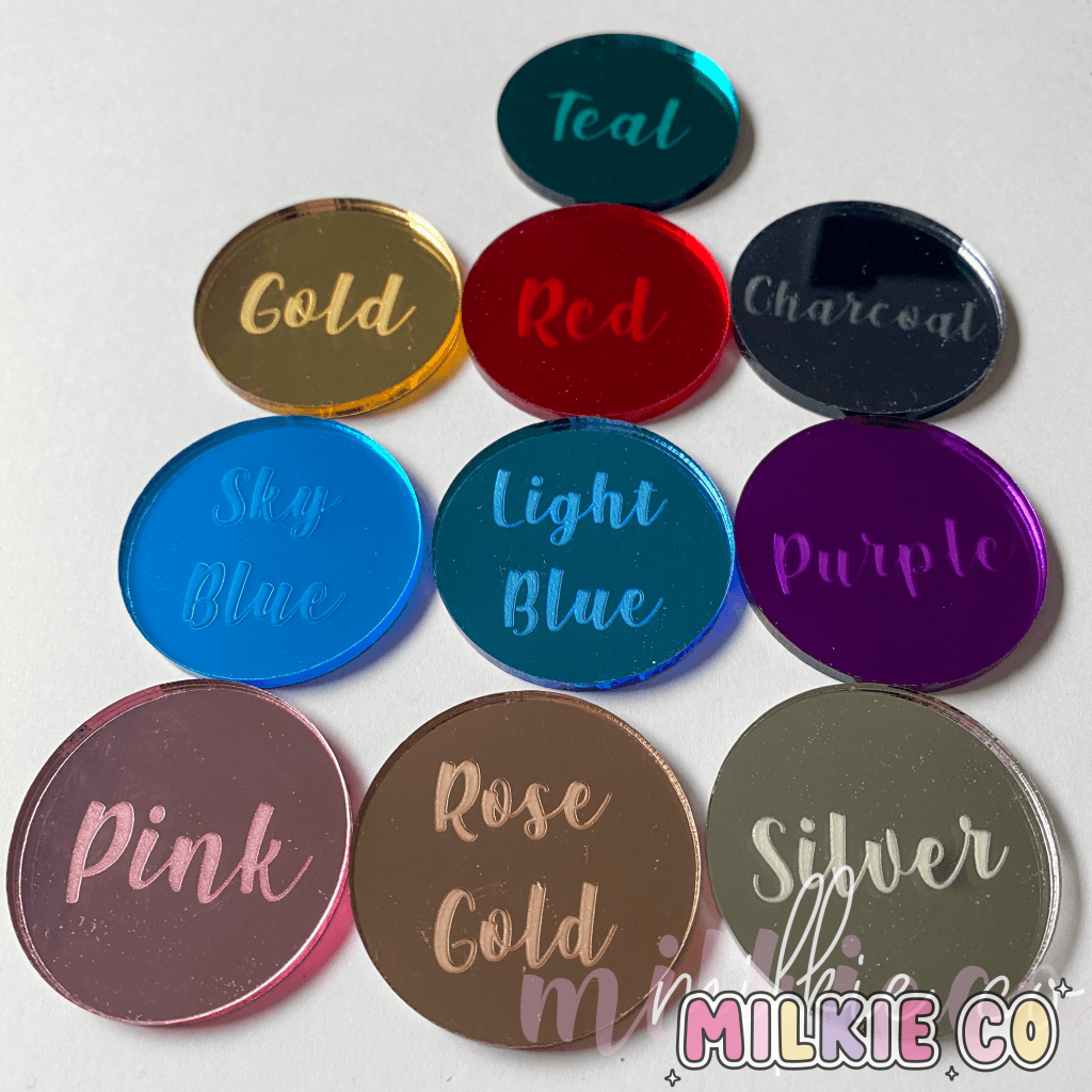 Personalised Mirror Keychain - Milkie Co