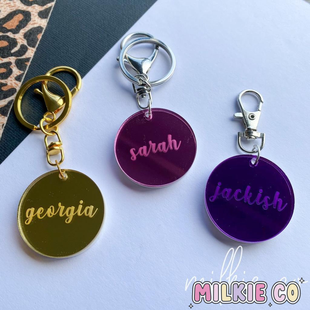 Personalised Mirror Keychain All Products