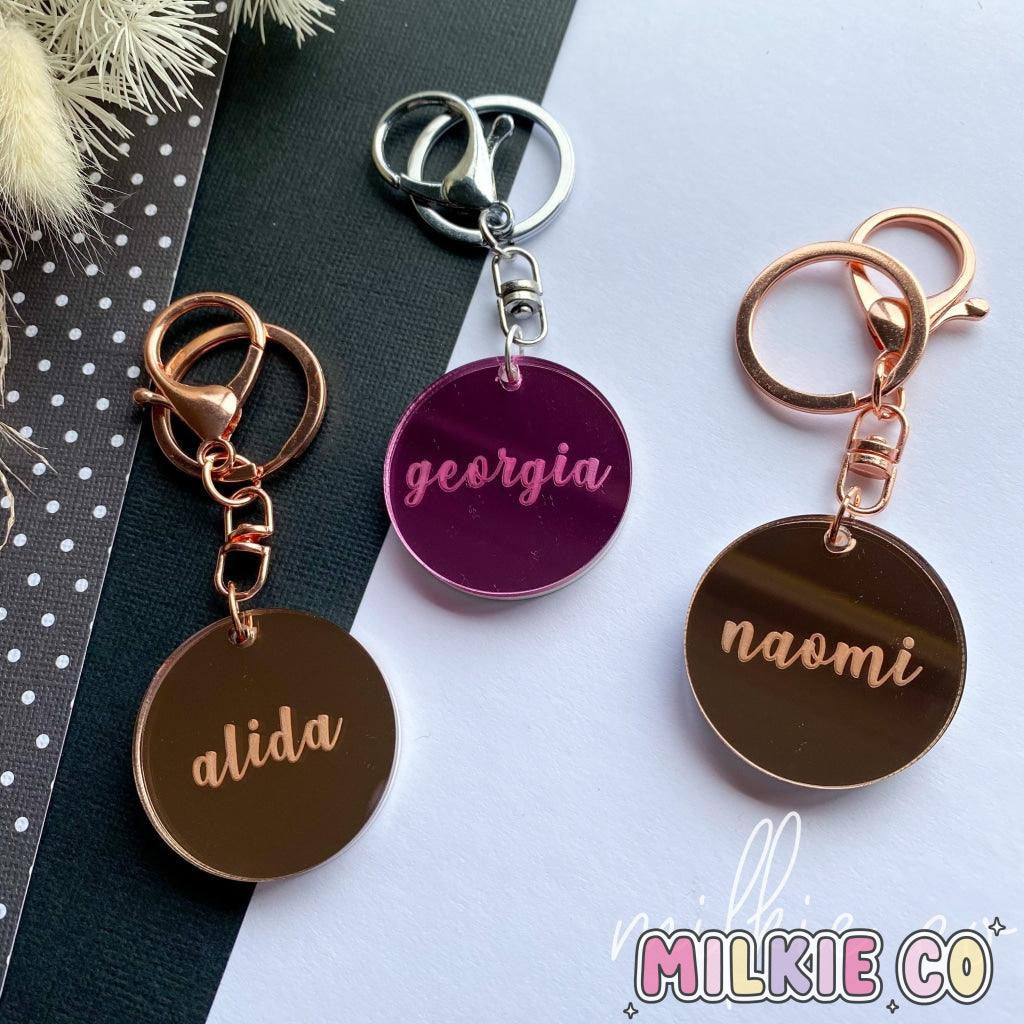 Personalised Mirror Keychain All Products