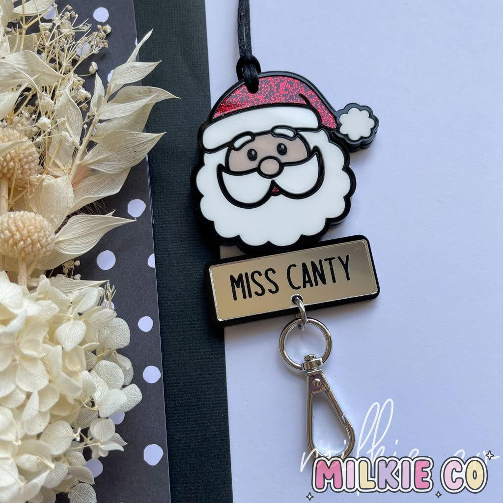 Personalised Santa Lanyard All Products