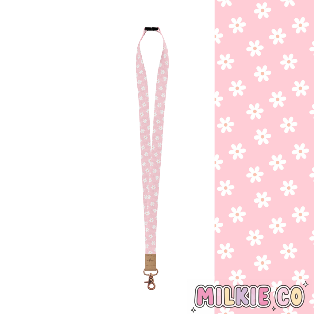 (Pre-Order) Pink Bloom Fabric Lanyard All Products