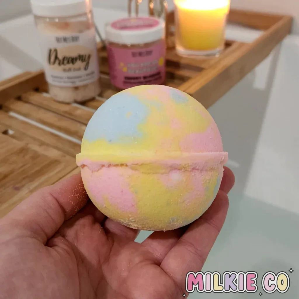 Rainbow Ice Cream Bath Bomb