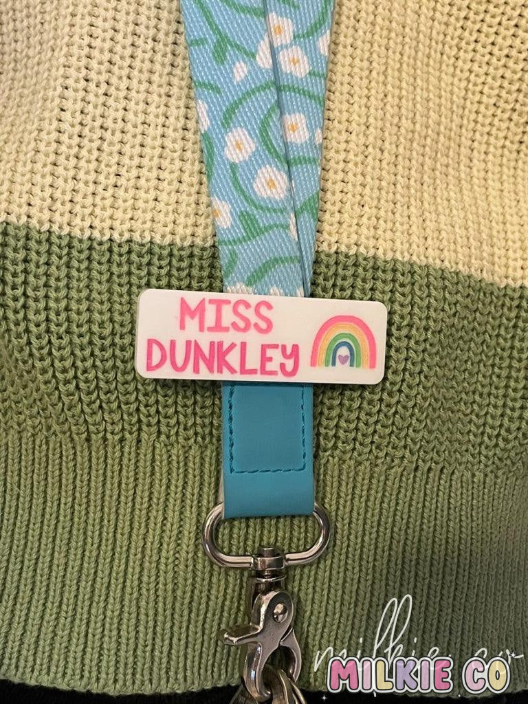 Rainbow Name Badge (Paint Fill)