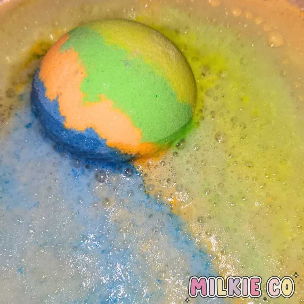 Rainbow Sherbert Bath Bomb