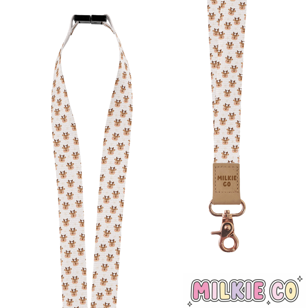 Reindeer Fabric Lanyard All Products