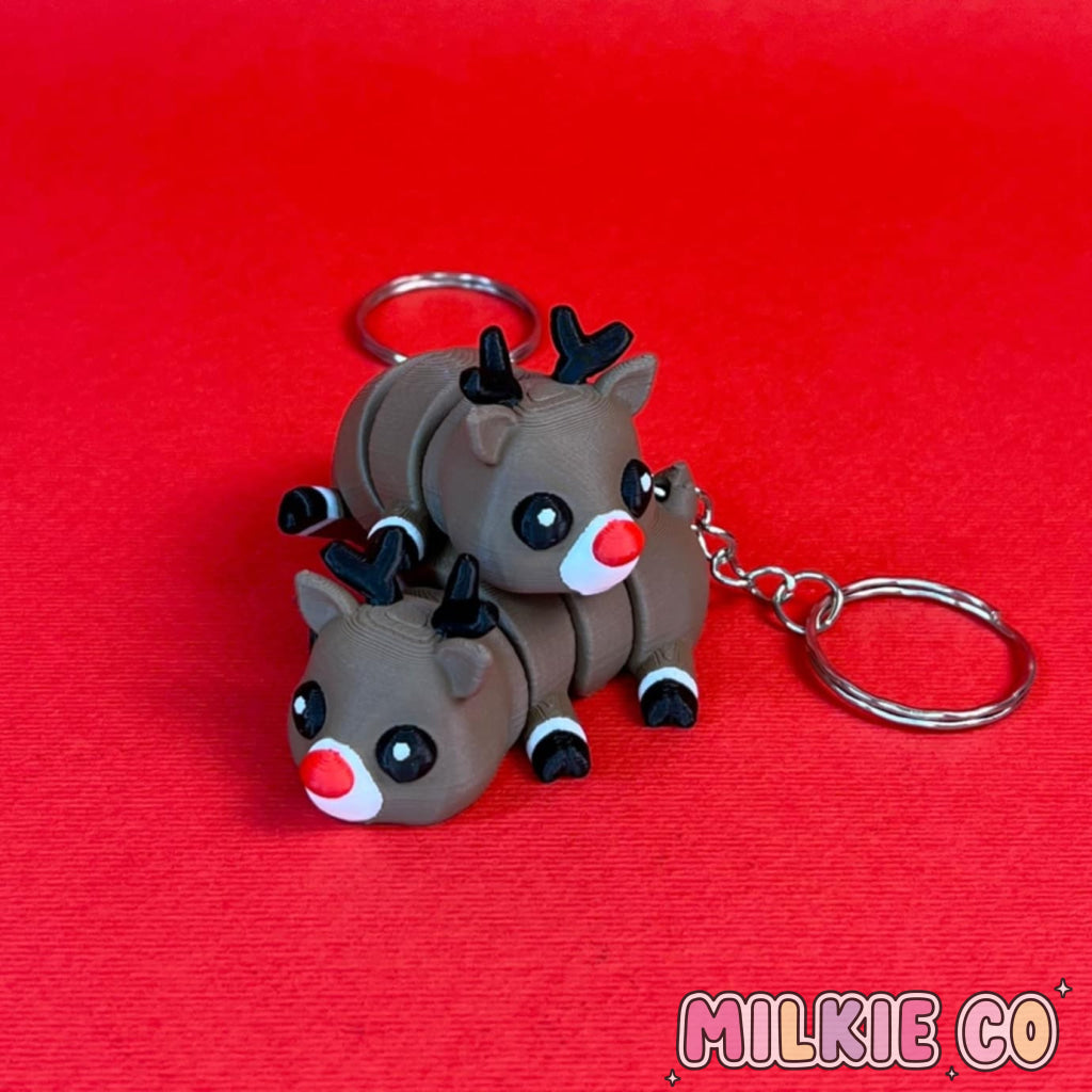 Rudolph The Reineer Printed Keychain All Products