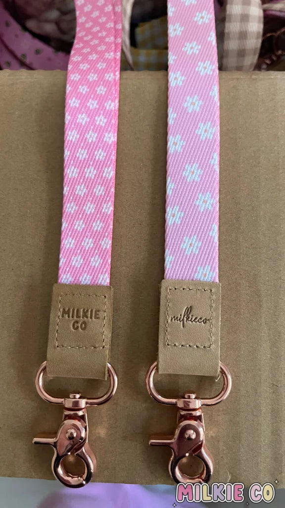 Seconds: Pink Bloom Fabric Lanyard All Products