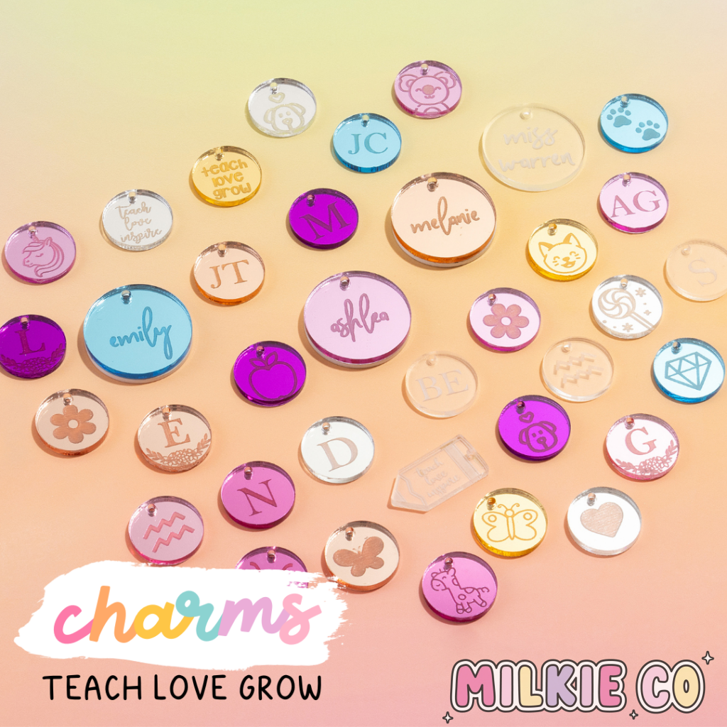 Teach Love Grow Charm (20Mm)