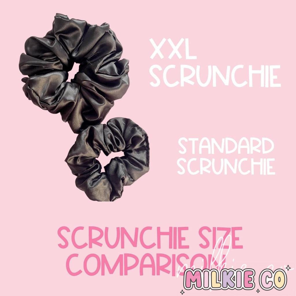 Xxl Baby Pink Satin Scrunchie All Products