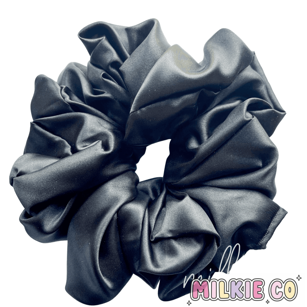 Xxl Black Satin Scrunchie All Products