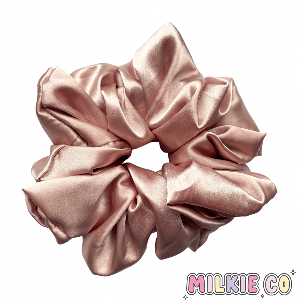 Xxl Blush Satin Scrunchie All Products