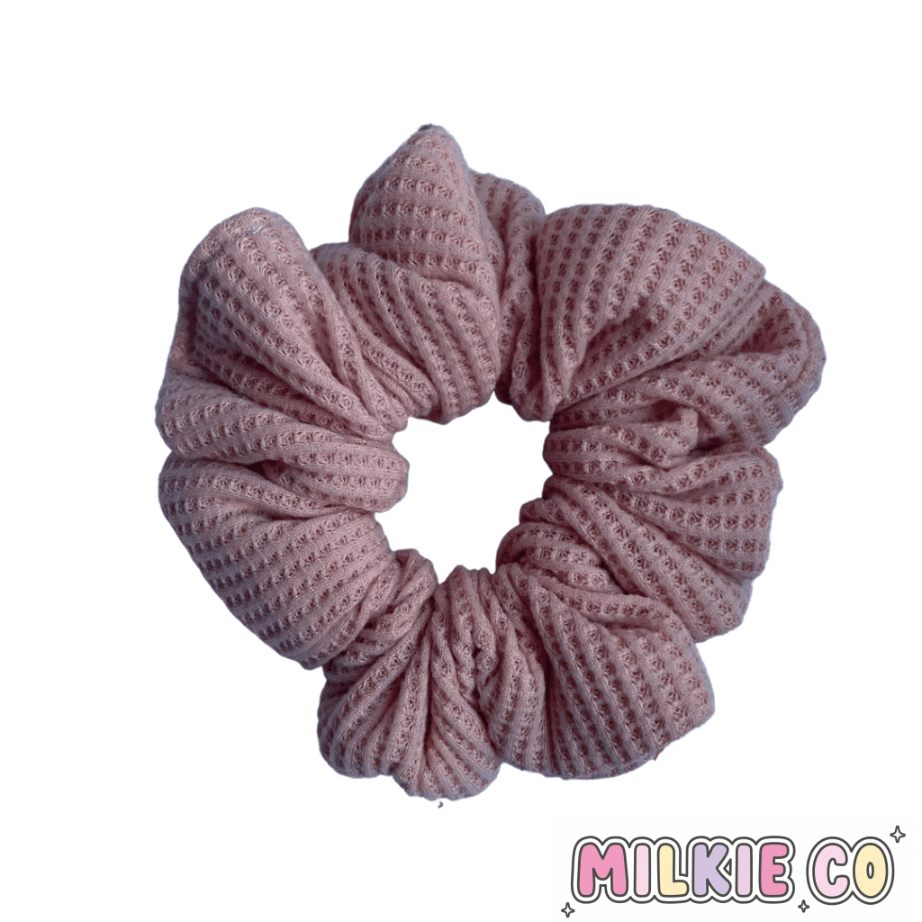 Xxl Peach Waffle Scrunchie All Products